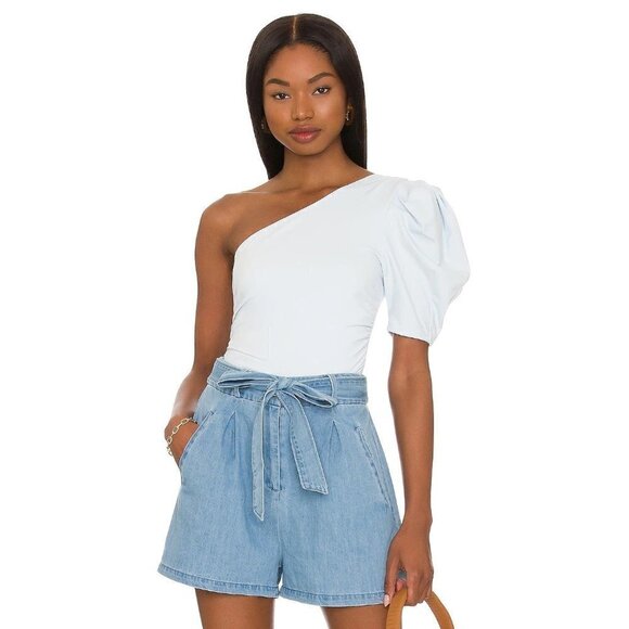 Free People Somethin Bout You Sold Bodysuit Crisp Morning Womens Size Large - Picture 1 of 11